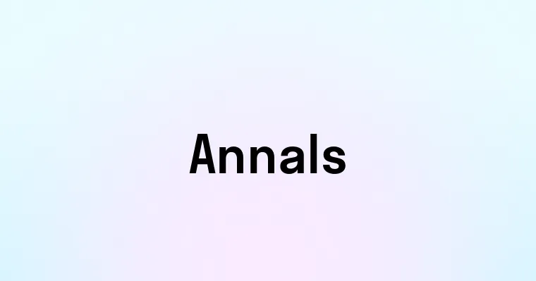 Annals