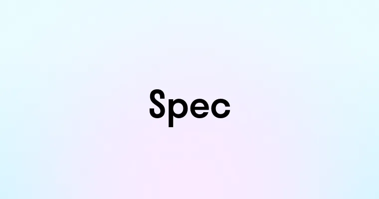 Spec