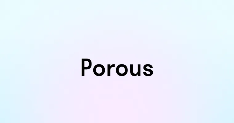 Porous