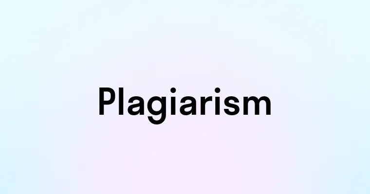 Plagiarism