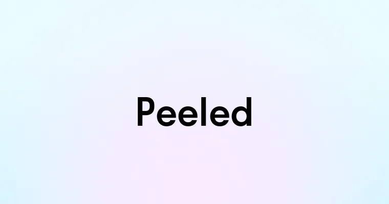 Peeled