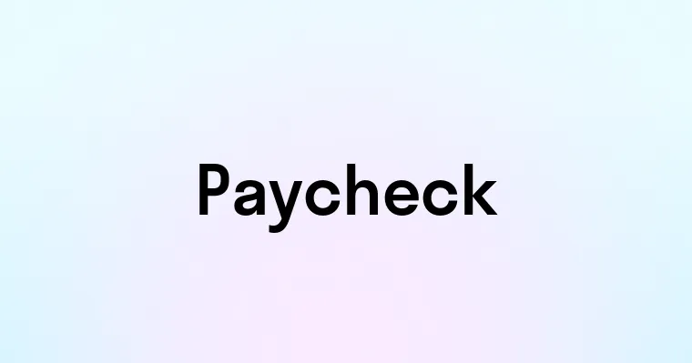 Paycheck