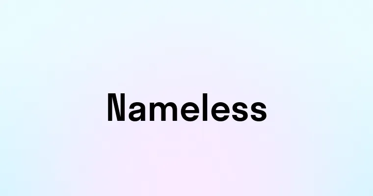 Nameless