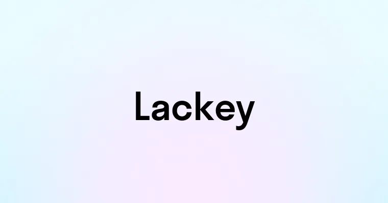 Lackey