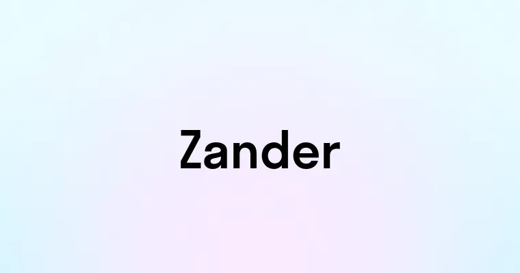 Zander