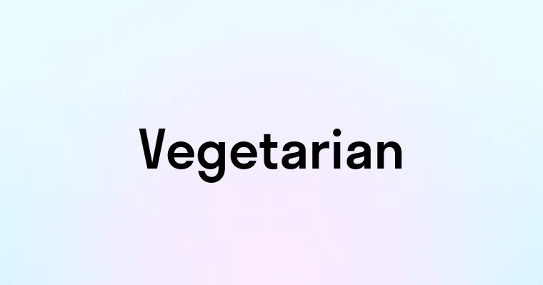 Vegetarian