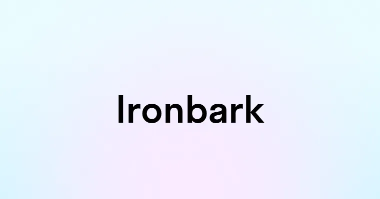 Ironbark