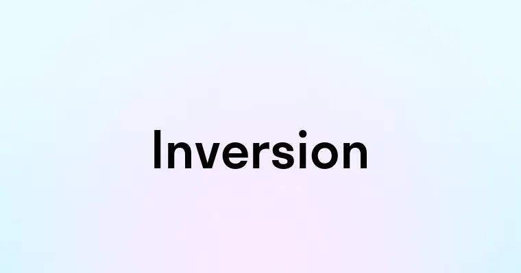 Inversion