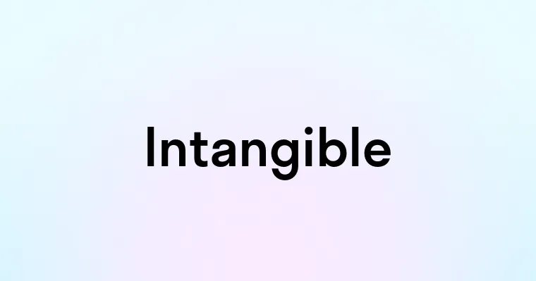 Intangible