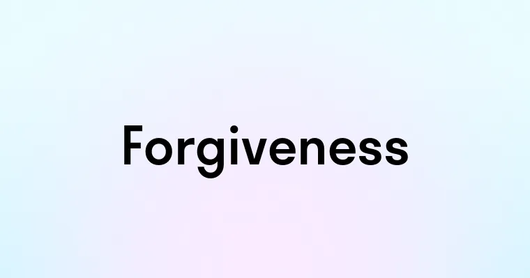 Forgiveness