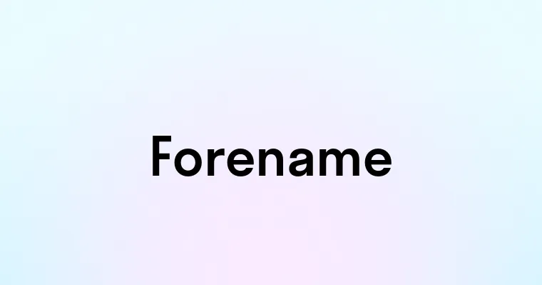 Forename