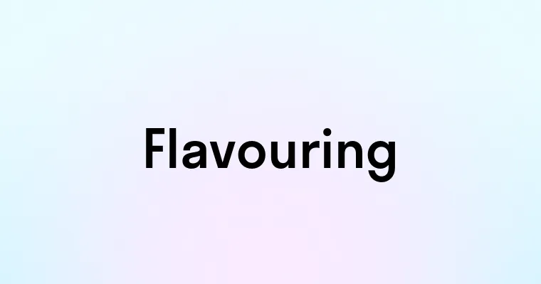 Flavouring