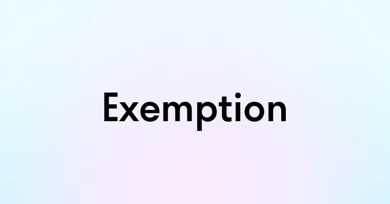 Exemption