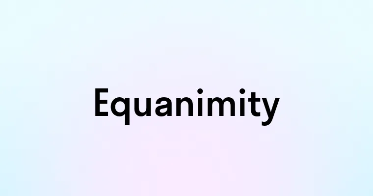 Equanimity