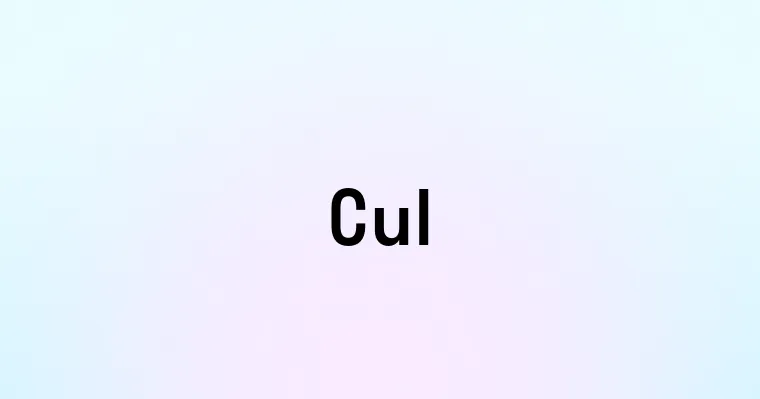 Cul