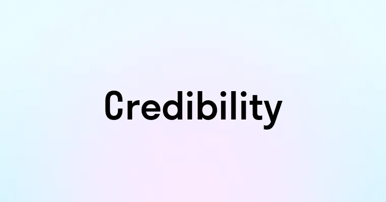 Credibility