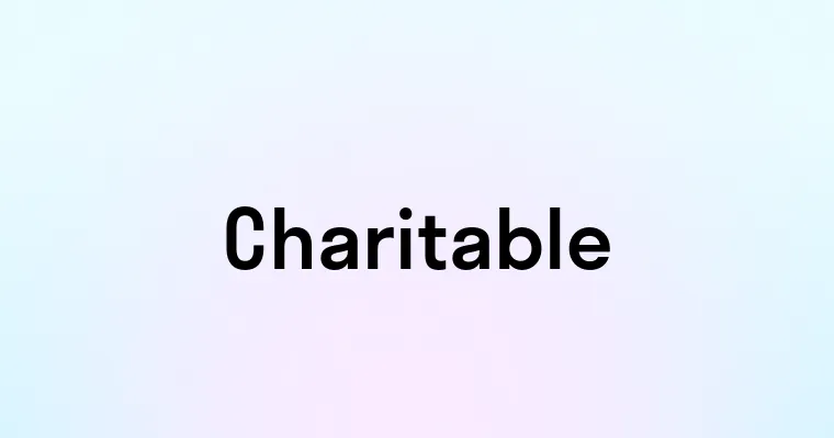 Charitable