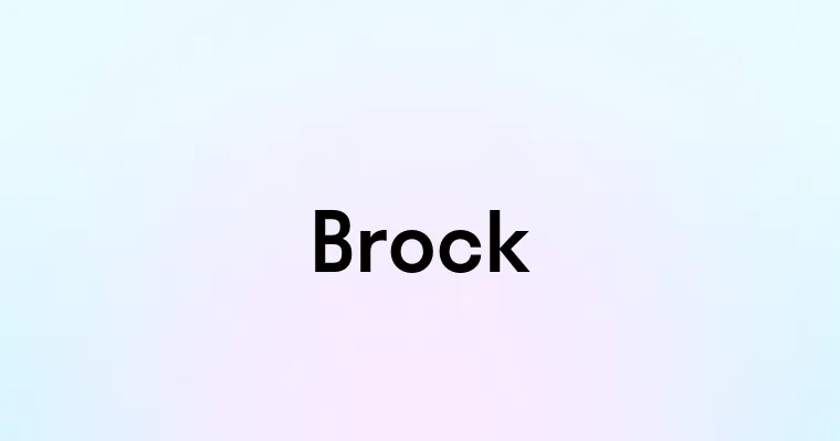 Brock