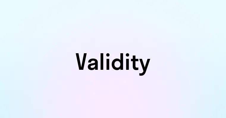 Validity