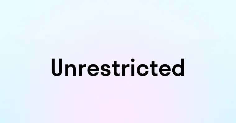 Unrestricted