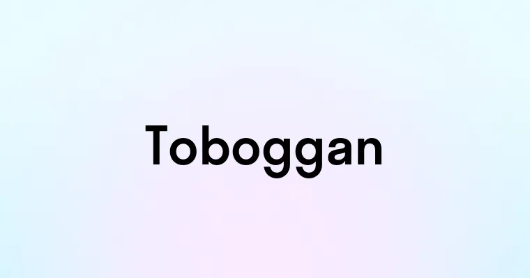 Toboggan