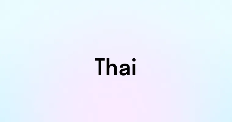 Thai