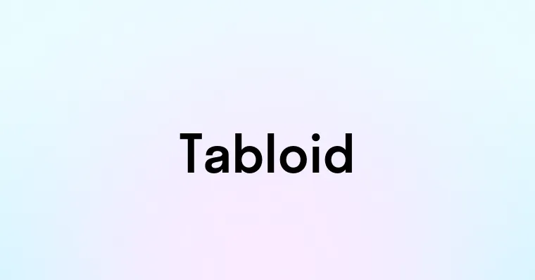 Tabloid