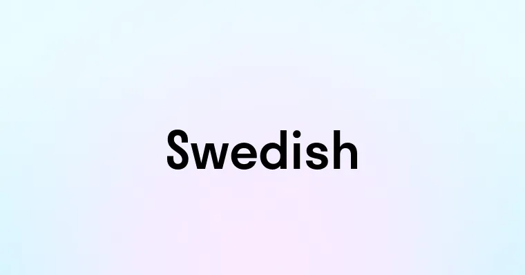 Swedish