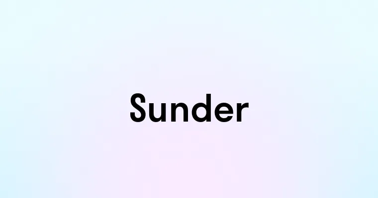 Sunder