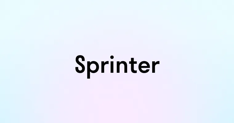 Sprinter