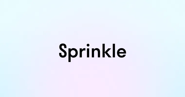 Sprinkle