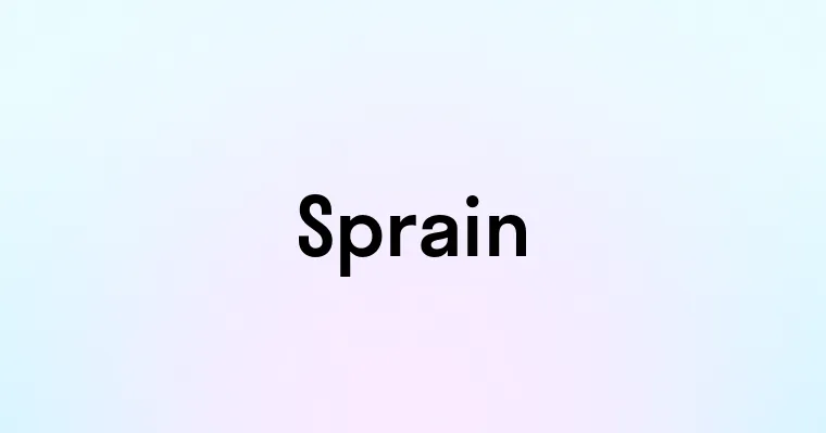 Sprain