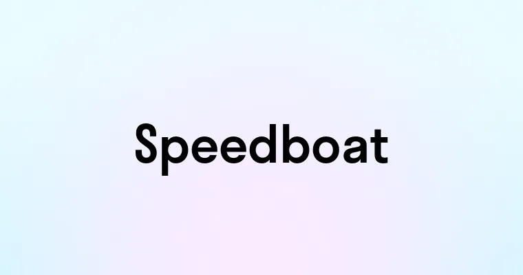 Speedboat