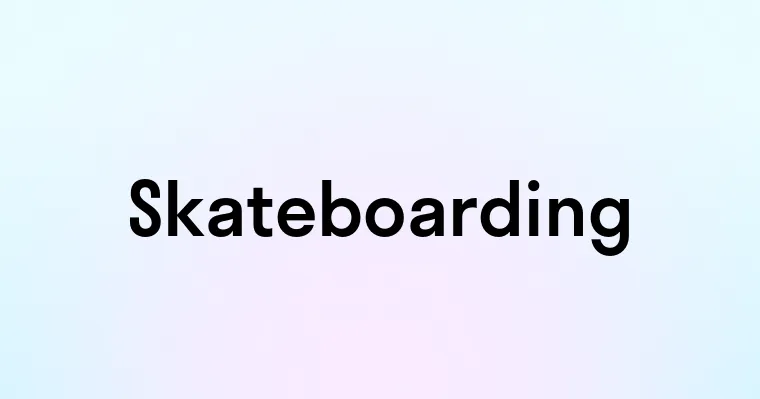 Skateboarding