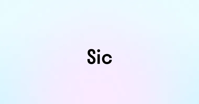 Sic