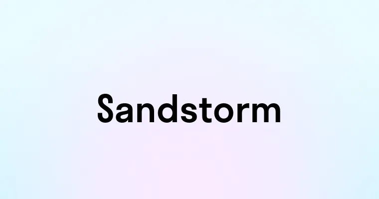 Sandstorm