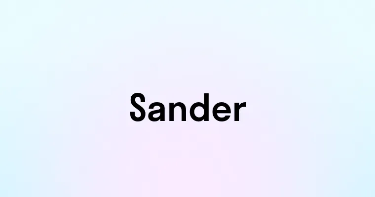 Sander