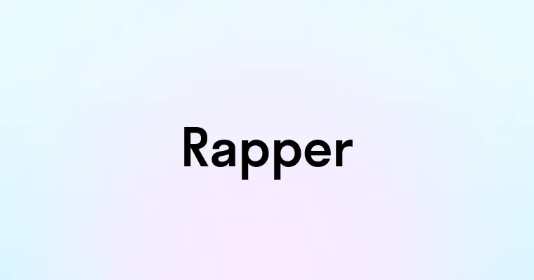 Rapper