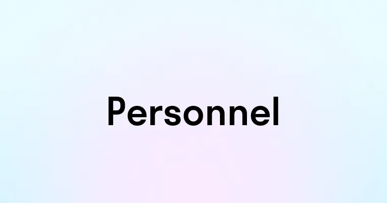 Personnel