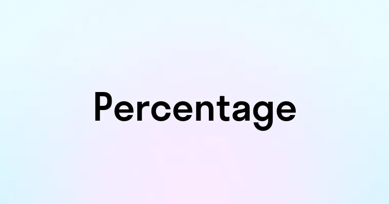 Percentage