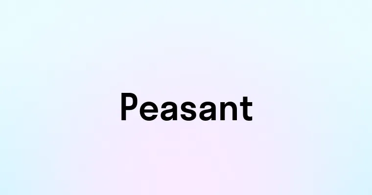 Peasant