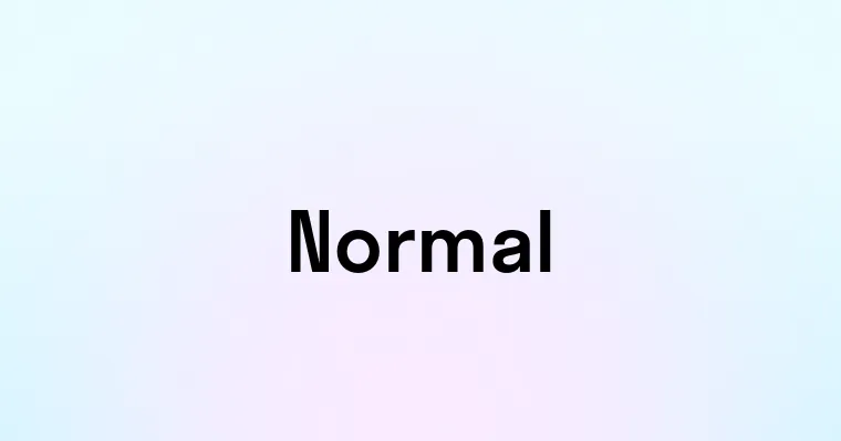 Normal