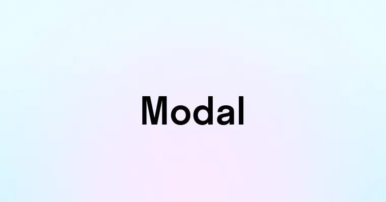 Modal