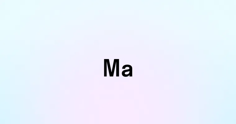 Ma