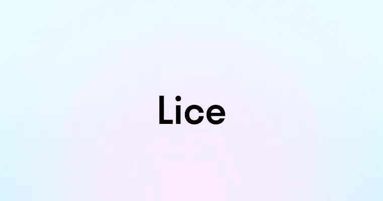 Lice