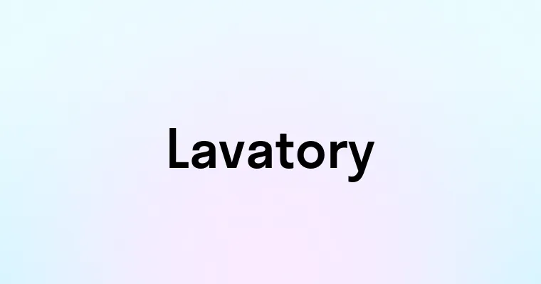 Lavatory