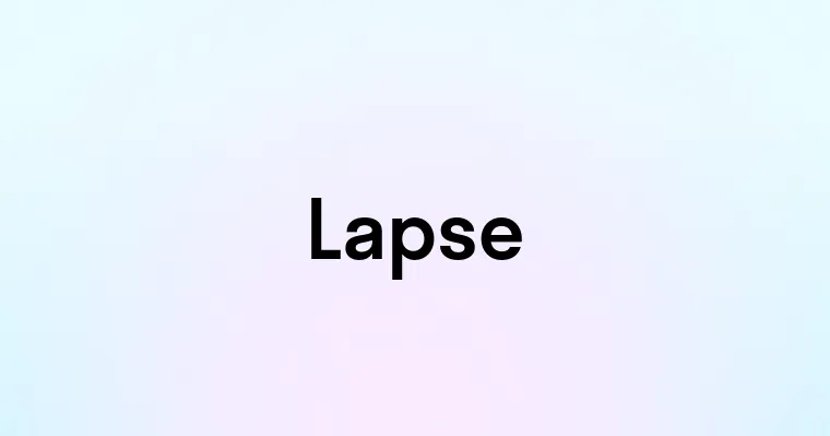 Lapse