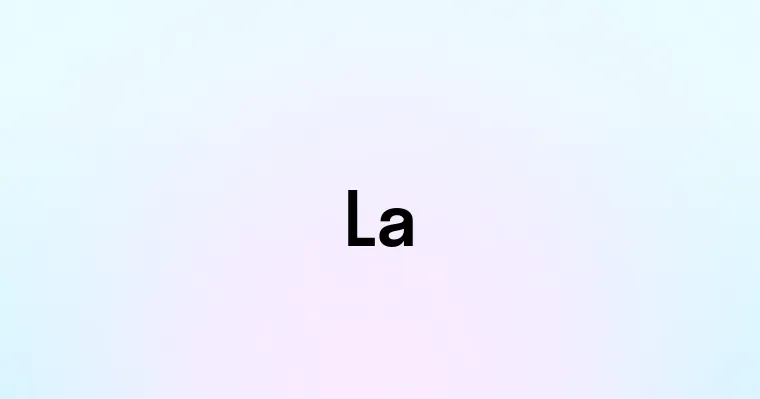 La