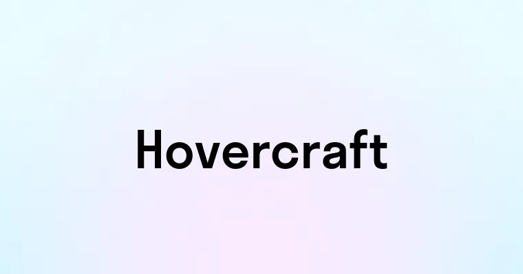 Hovercraft