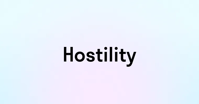 Hostility